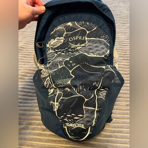 Osprey Daylite Backpack Limited Edition Blue Teal White Outdoors Nature Design